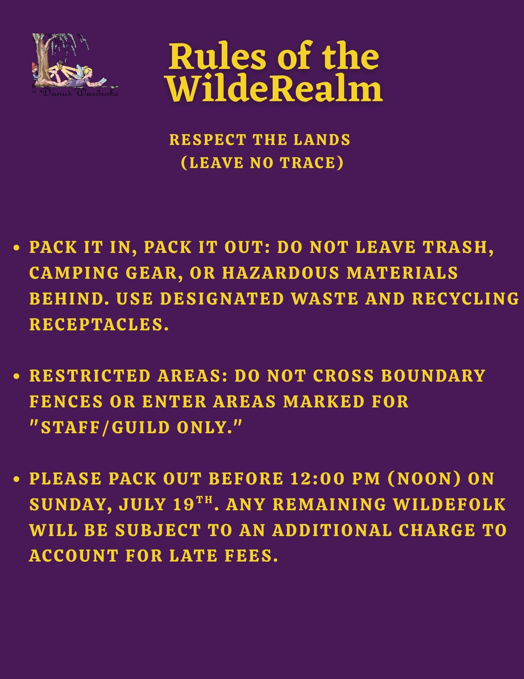 WildeRealm 2027 Early Fae Tickets