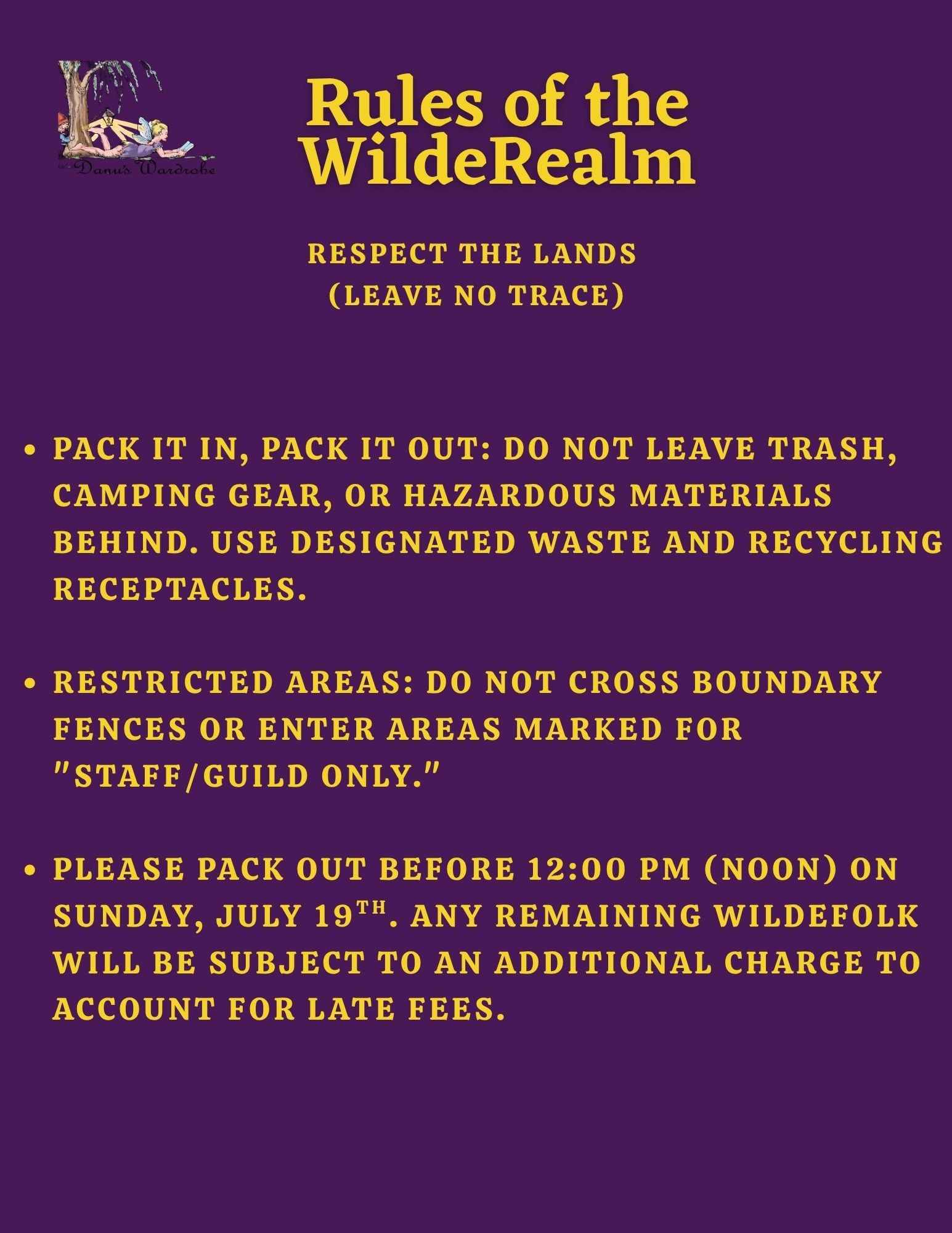 WildeRealm 2027 Early Fae Tickets