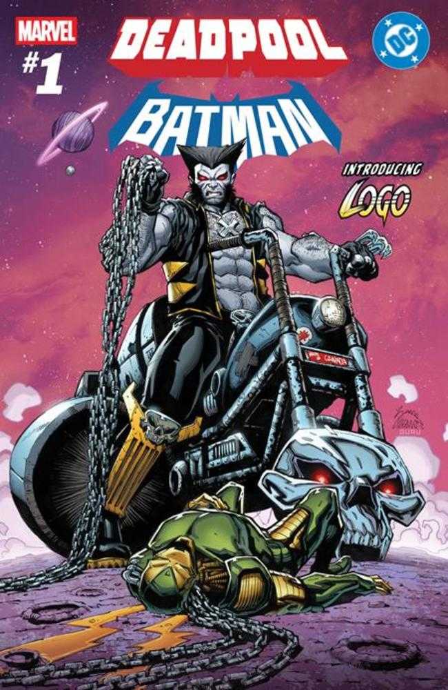 Df Marvel DC Deadpool Batman #1 2nd Print Logo Variant Cgc Graded