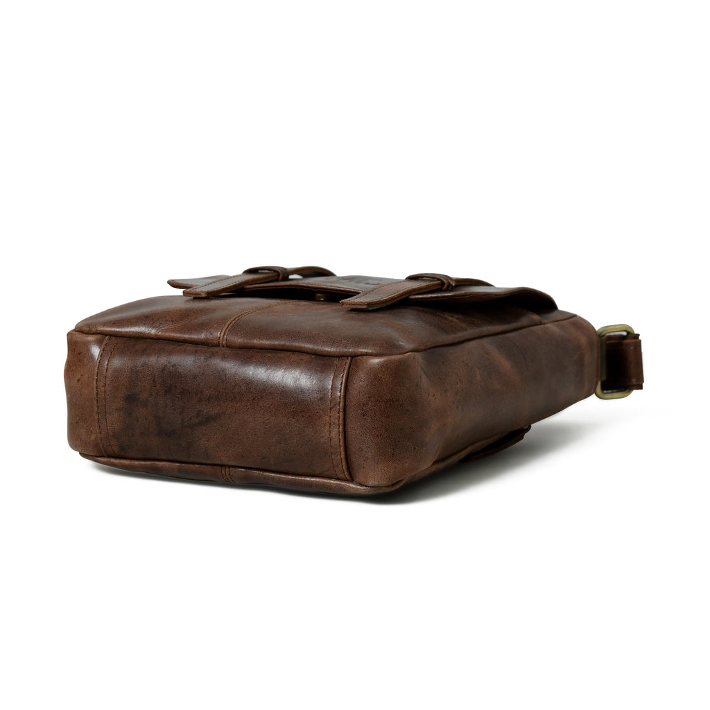 Side Leather Messenger Bag