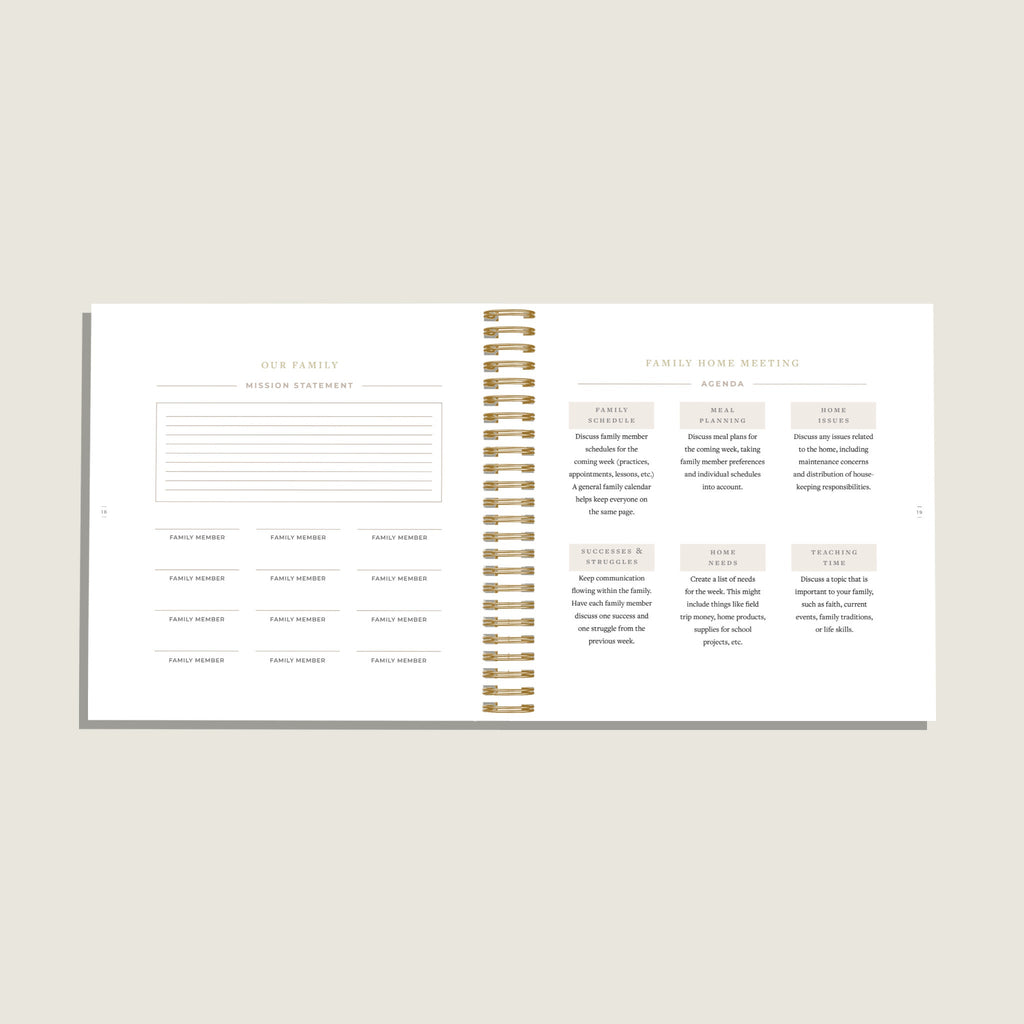 Beautifully Organized Home Planner
