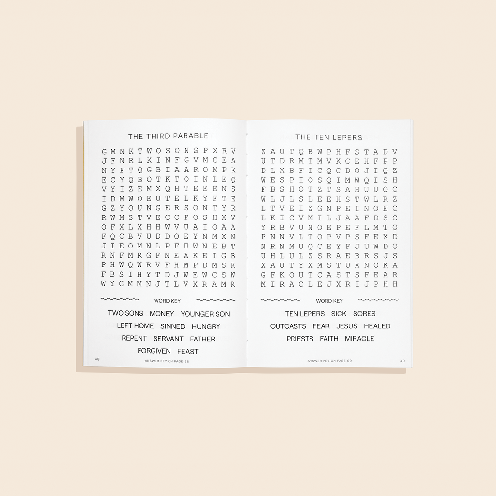 Bible Word Search for Kids