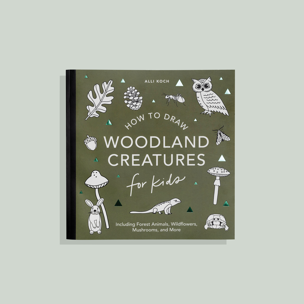 Mushrooms & Woodland Creatures: How to Draw Books for Kids