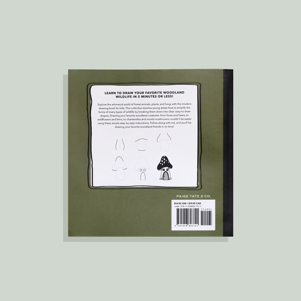 Mushrooms & Woodland Creatures: How to Draw Books for Kids