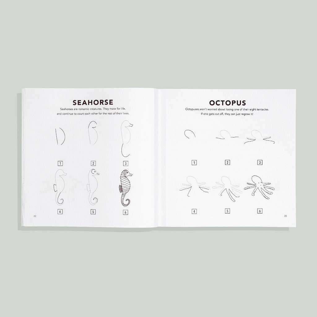 Under the Sea: How to Draw Books for Kids