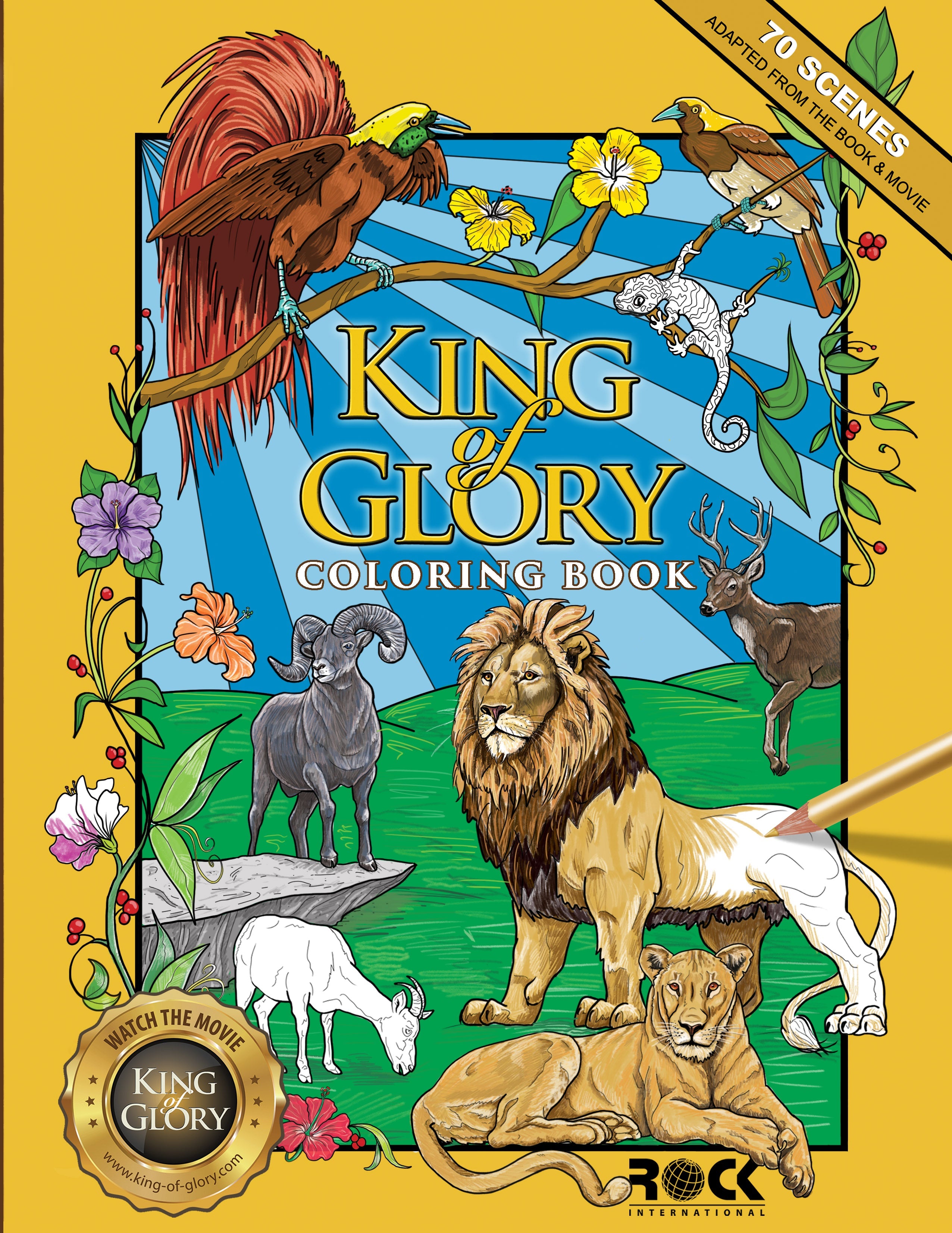 King of Glory Coloring Book: 70 Scenes Adapted from the Book & Movie