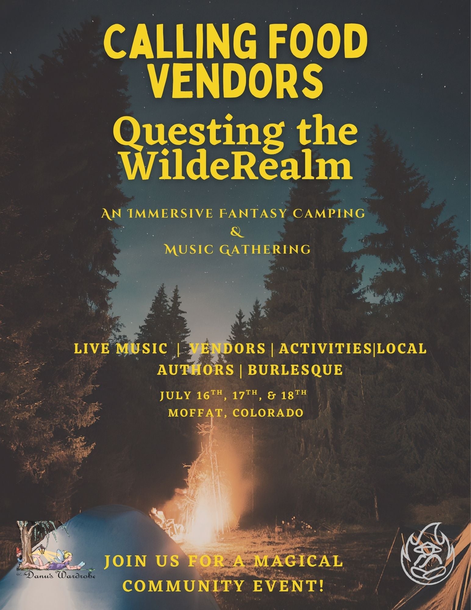 Food Vendor for Questing the WildeRealm
