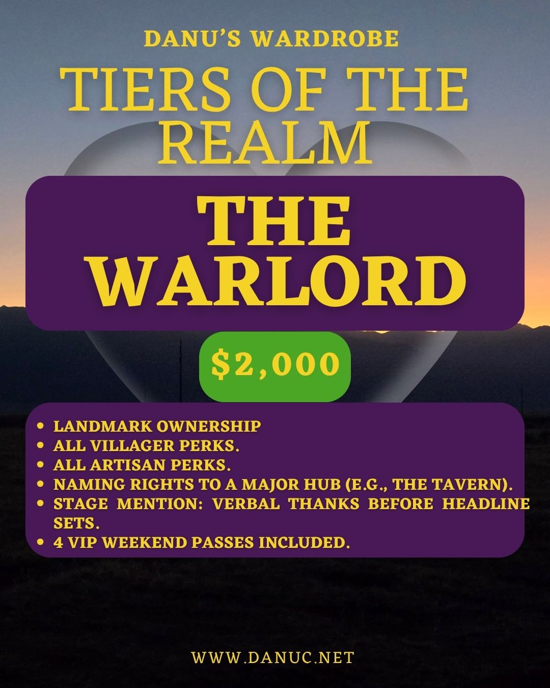 Warlord Sponsorship