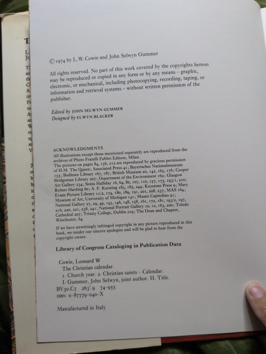 The Christian CalendarA complete guide to the seasons of the Christian Year
