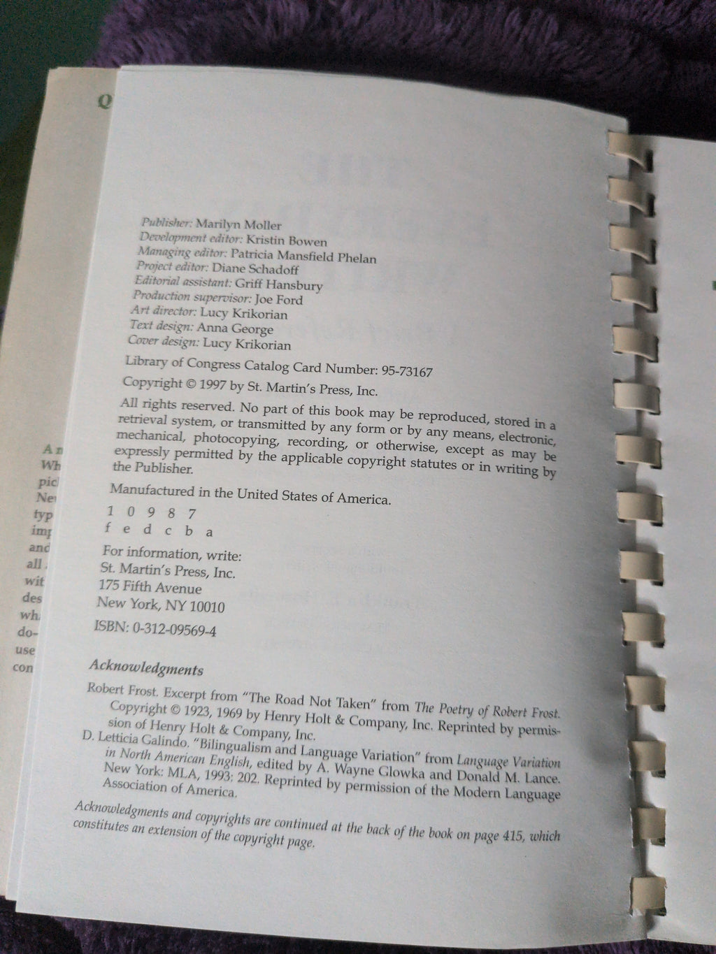 The Everyday Writer: A Brief Reference [Paperback] Andrea L. Lunsford (1997)