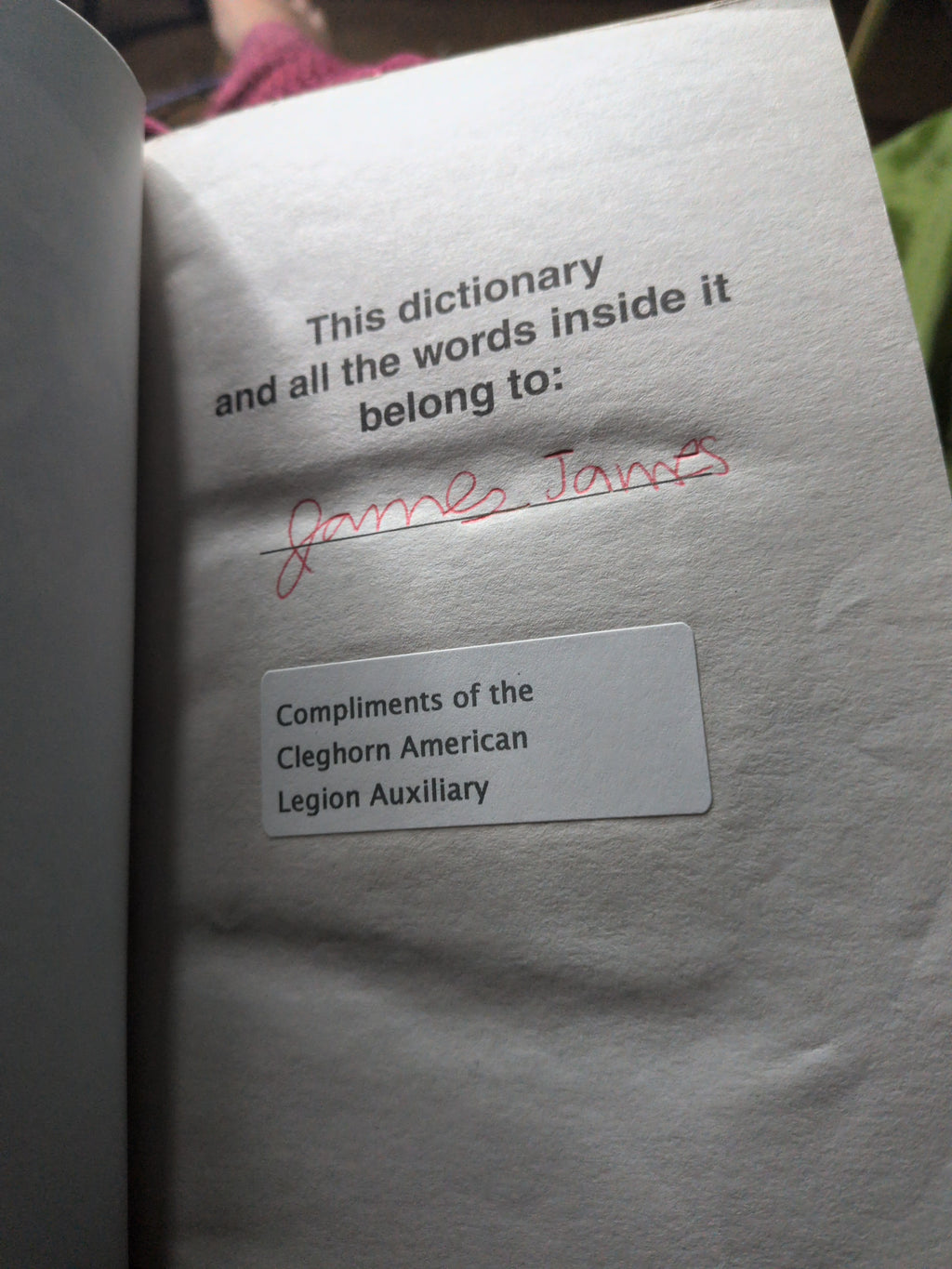 A Student's Dictionary Dictionary Project Inc. (Paperback)
