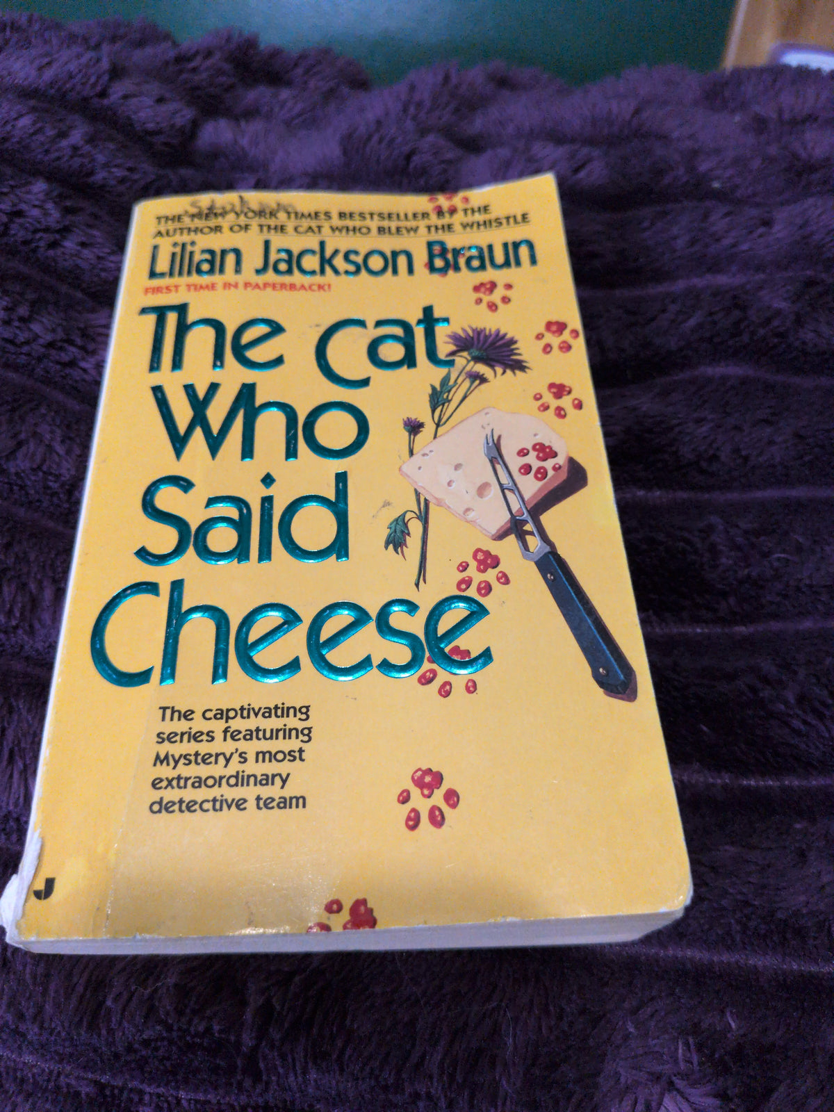 The Cat Who Said Cheese by Lillian Jackson Braun, Paperback