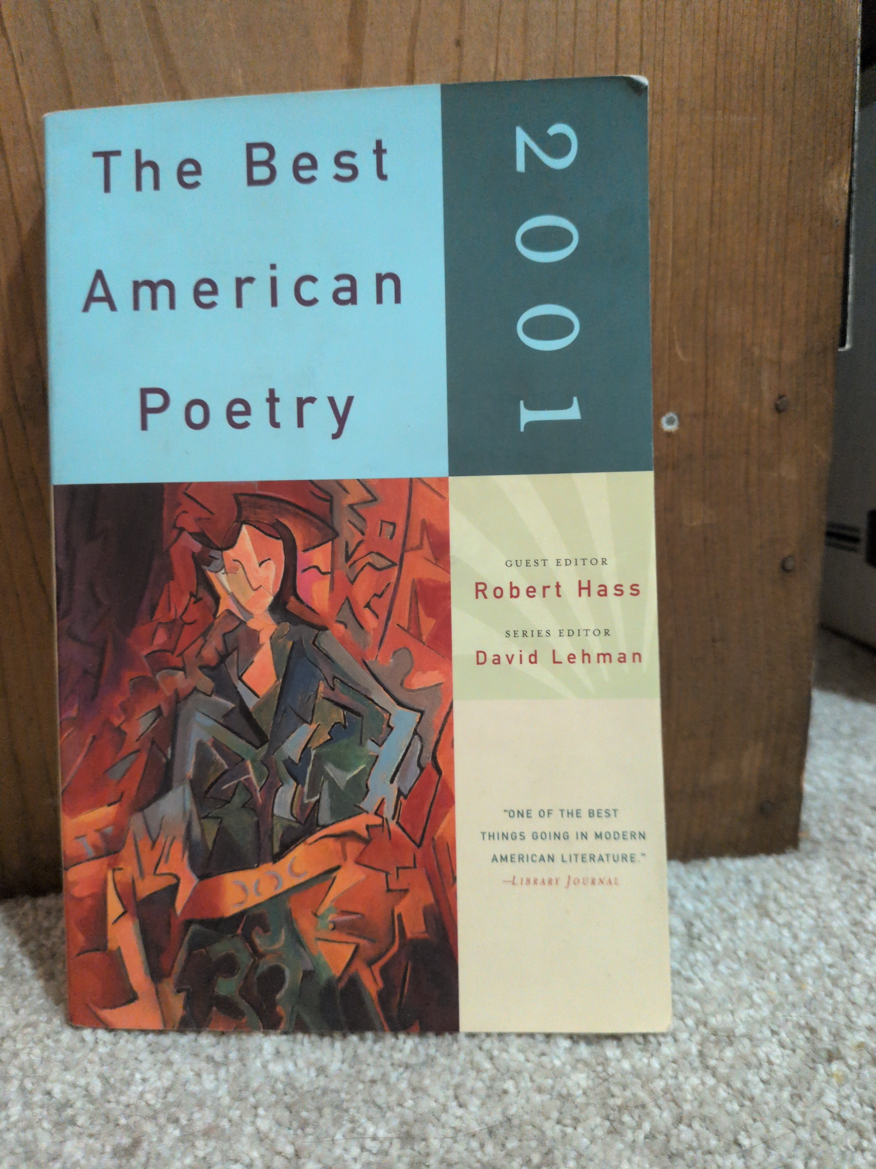 The Best American Poetry 2001 Robert Hass and David Lehman