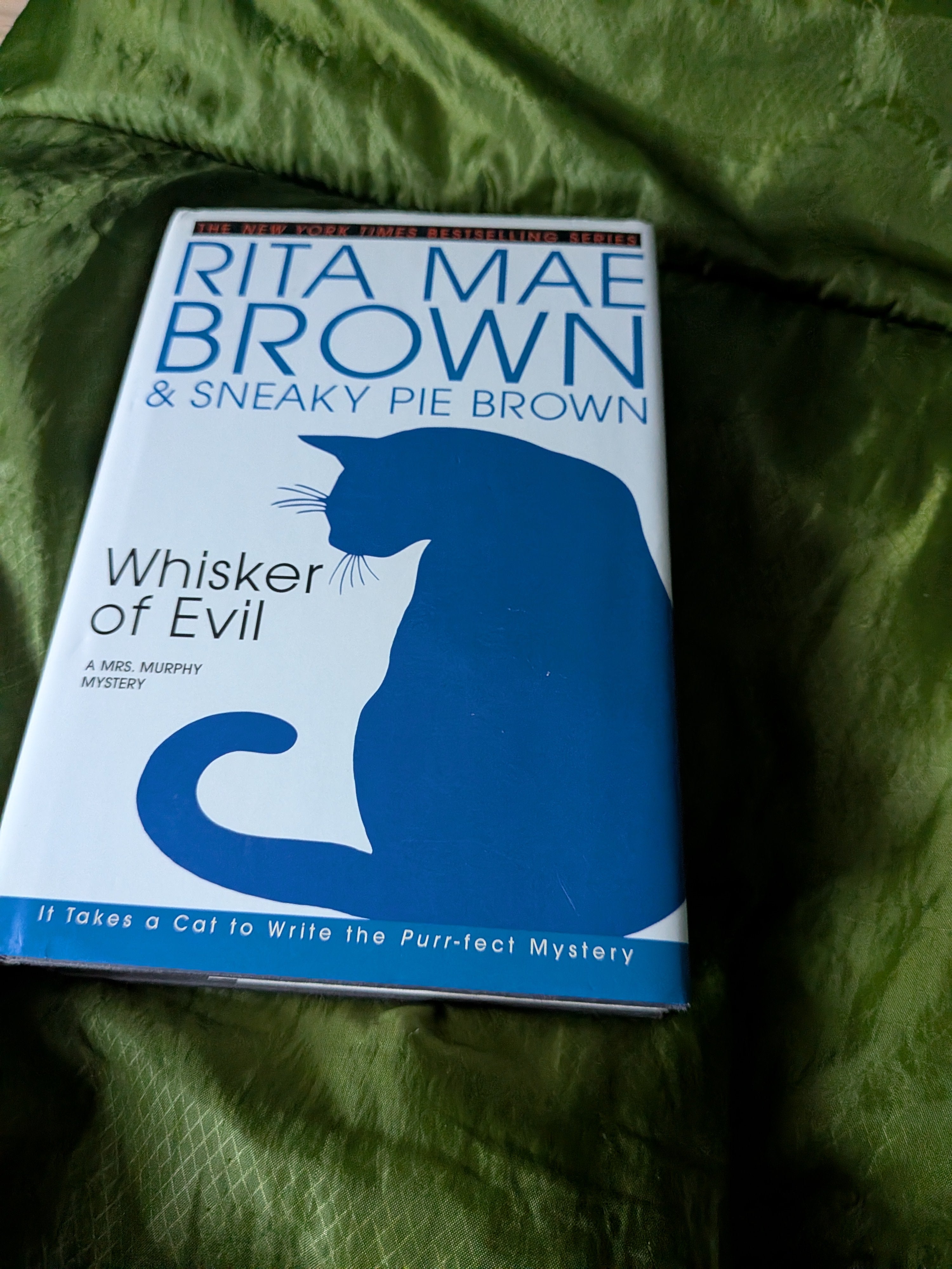 Whiskers of Evil: A Mrs. Murphy Mystery by Rita Mae Brown & Sneaky Pie Brown (Hardback)
