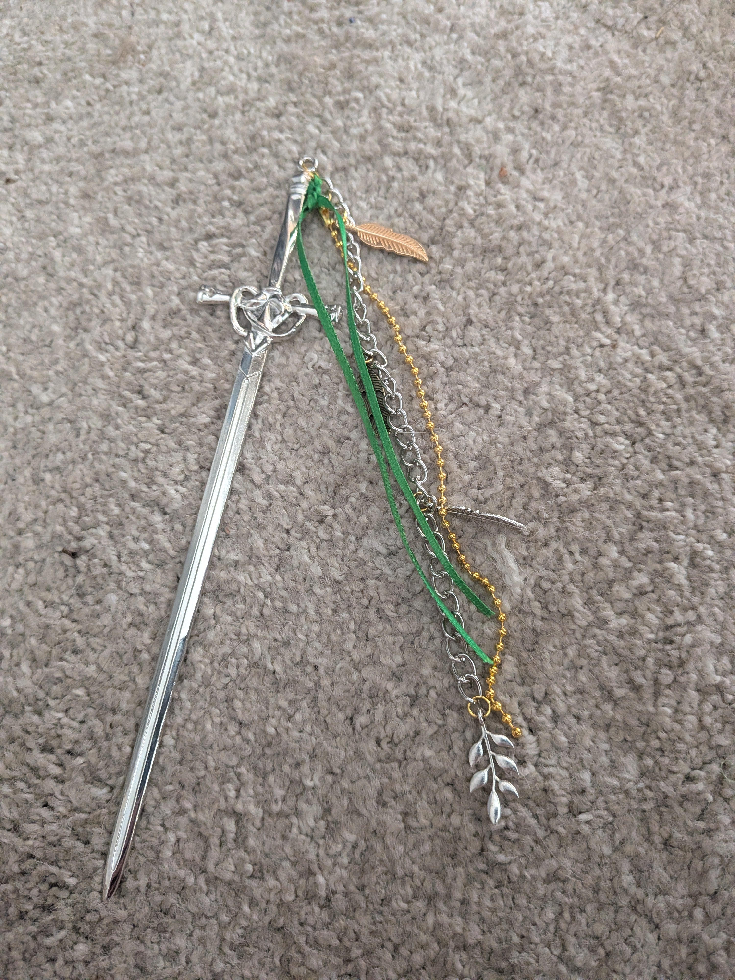 Sword Bookmark - Leaf Me