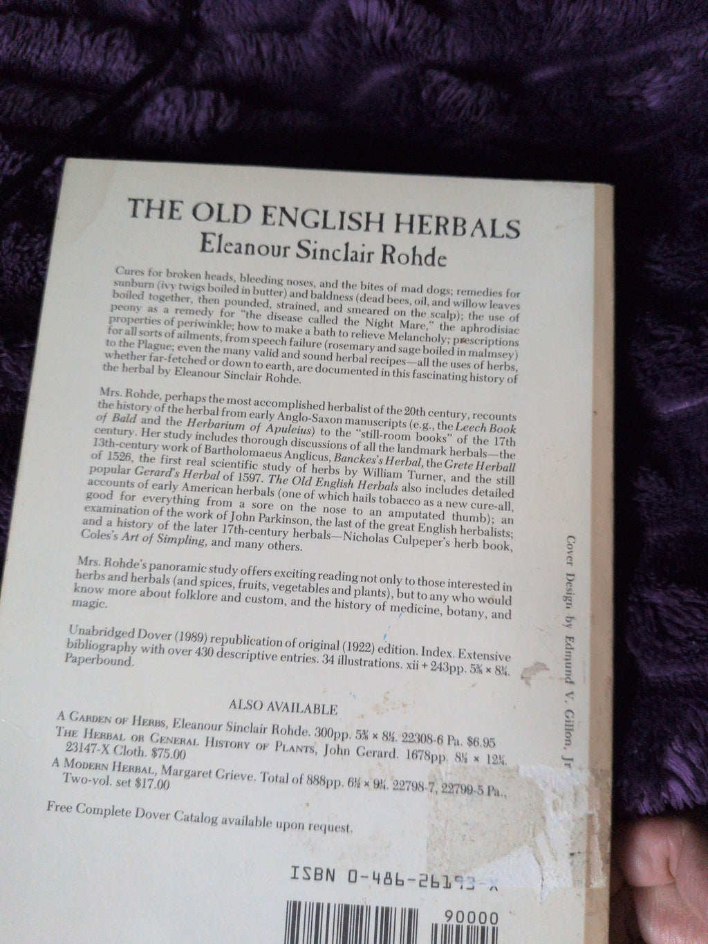 The Old English Herbals by Eleanour Herbals (Paperback)
