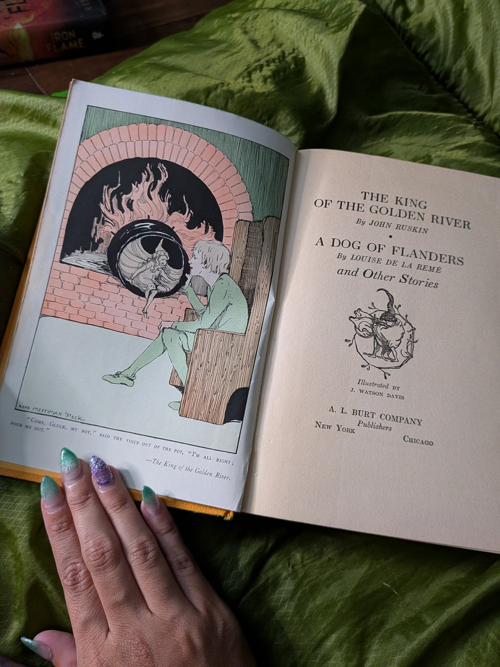 The King of the Golden River & A Dog of Flanders and Other Stories [Hardcover] Ruskin, John & Ouida (Louise De La Reme and J. Watson Davis