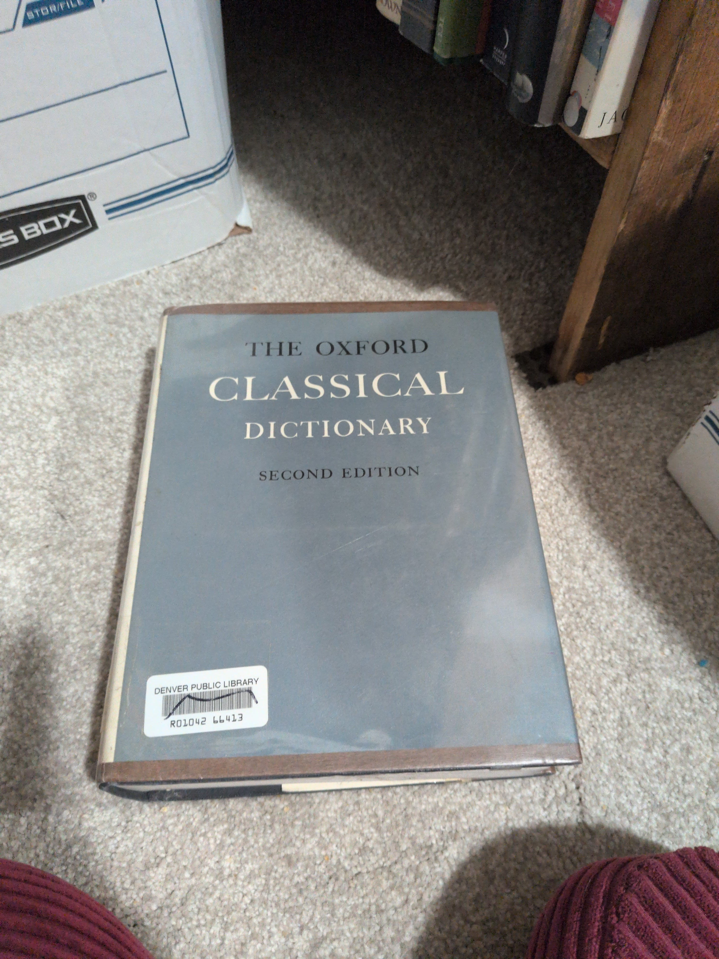 The Oxford Classical Dictionary, 2nd Edition Hammond, N. G. L. and Scullard, H. H.