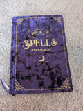 Blank Journal - Book of Spells & Magic Purple Velve